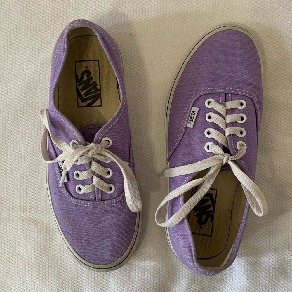 Vans Lilac Purple Shoes size 6